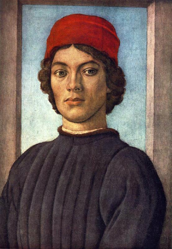 LIPPI, Filippino Portrait of a Youth sg Sweden oil painting art